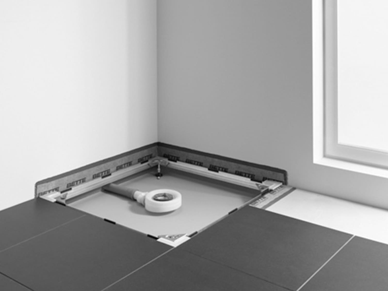 Bette BetteFloor, Potenssyteem voor BetteFloor: 1600 x 1200mm (LxB)