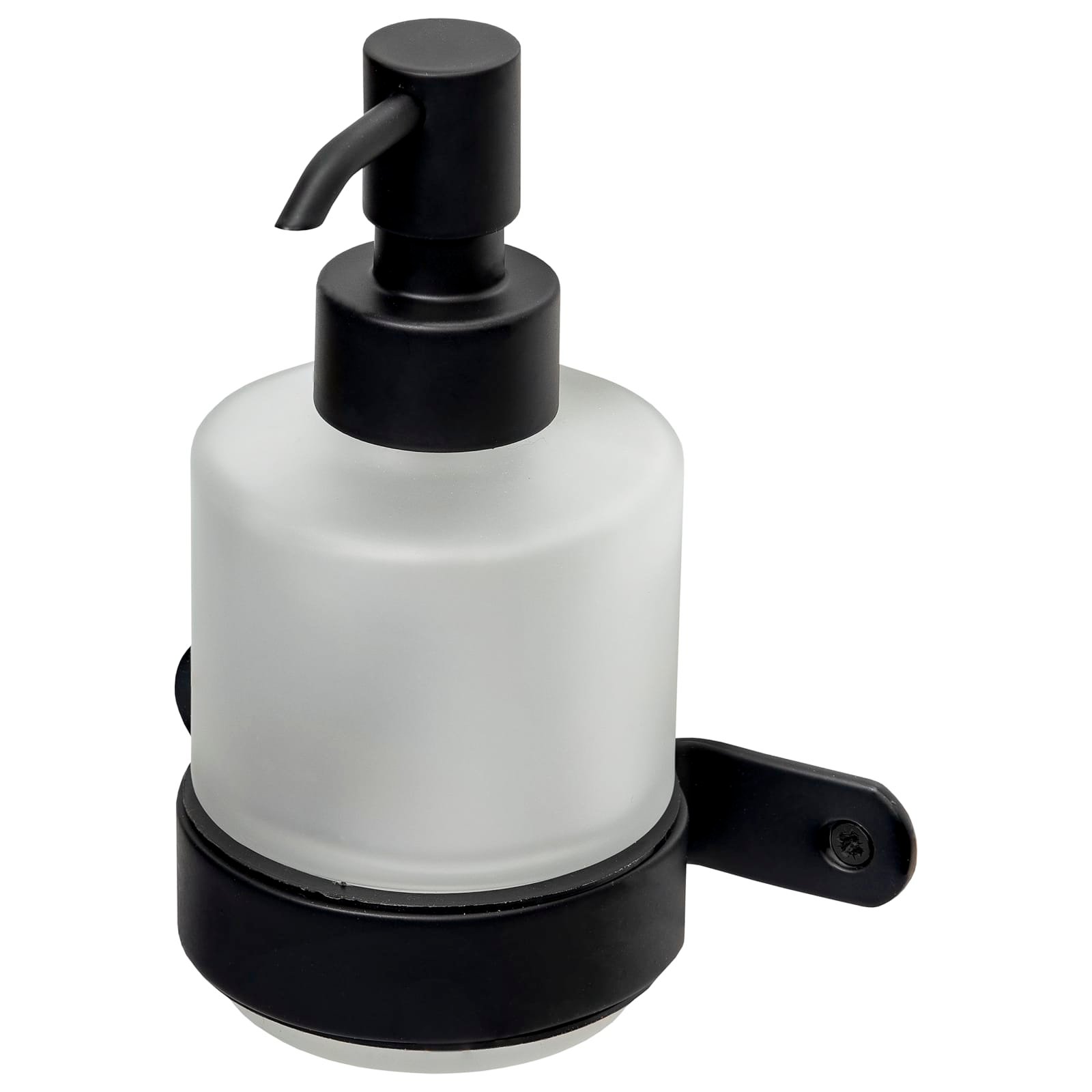 Haceka Ixi zeepdispenser mat zwart rvs