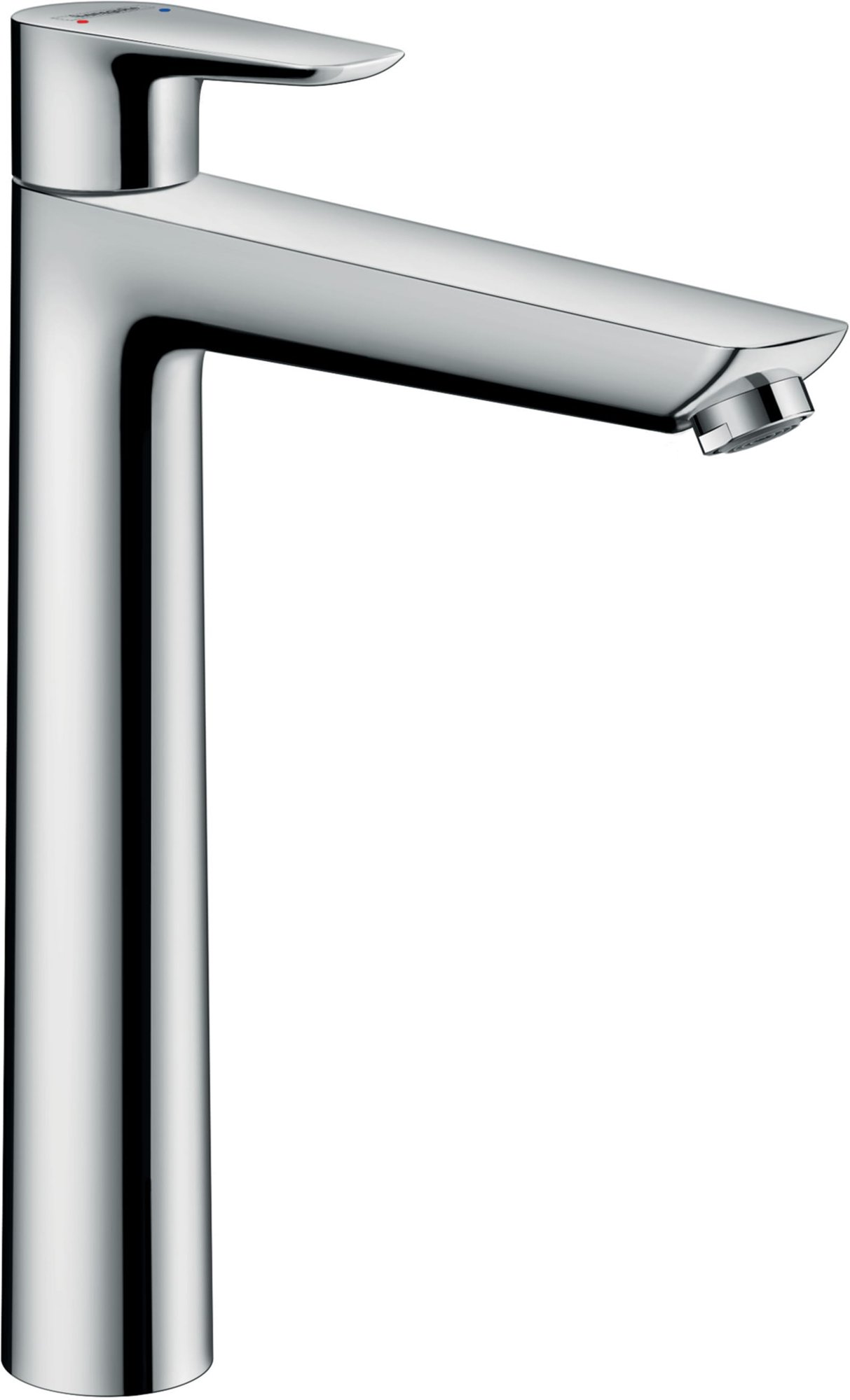 Hansgrohe Talis E, wastafelmengkraan, eengreeps, 1-gats, 240mm, zonder afvoergarnituur, met vaste uitloop, chroom