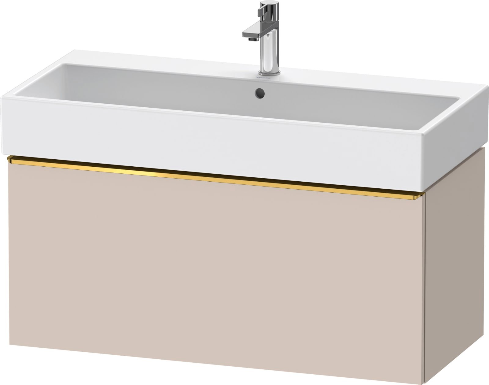 DURAVIT D-Neo Wastafelonderbouw hangend Taupe Mat (1200896350)