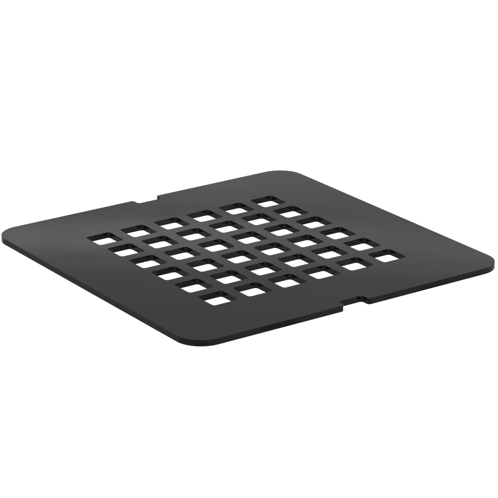 ULTRA FLAT SOLID AFDEKROOSTER VOOR DOUCHEVLOER ZWART