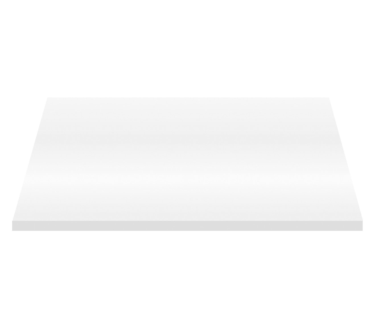 ALONI WASTAFELTABLET MDF (76.4X45.5X2.6 CM) - GLANZEND WIT