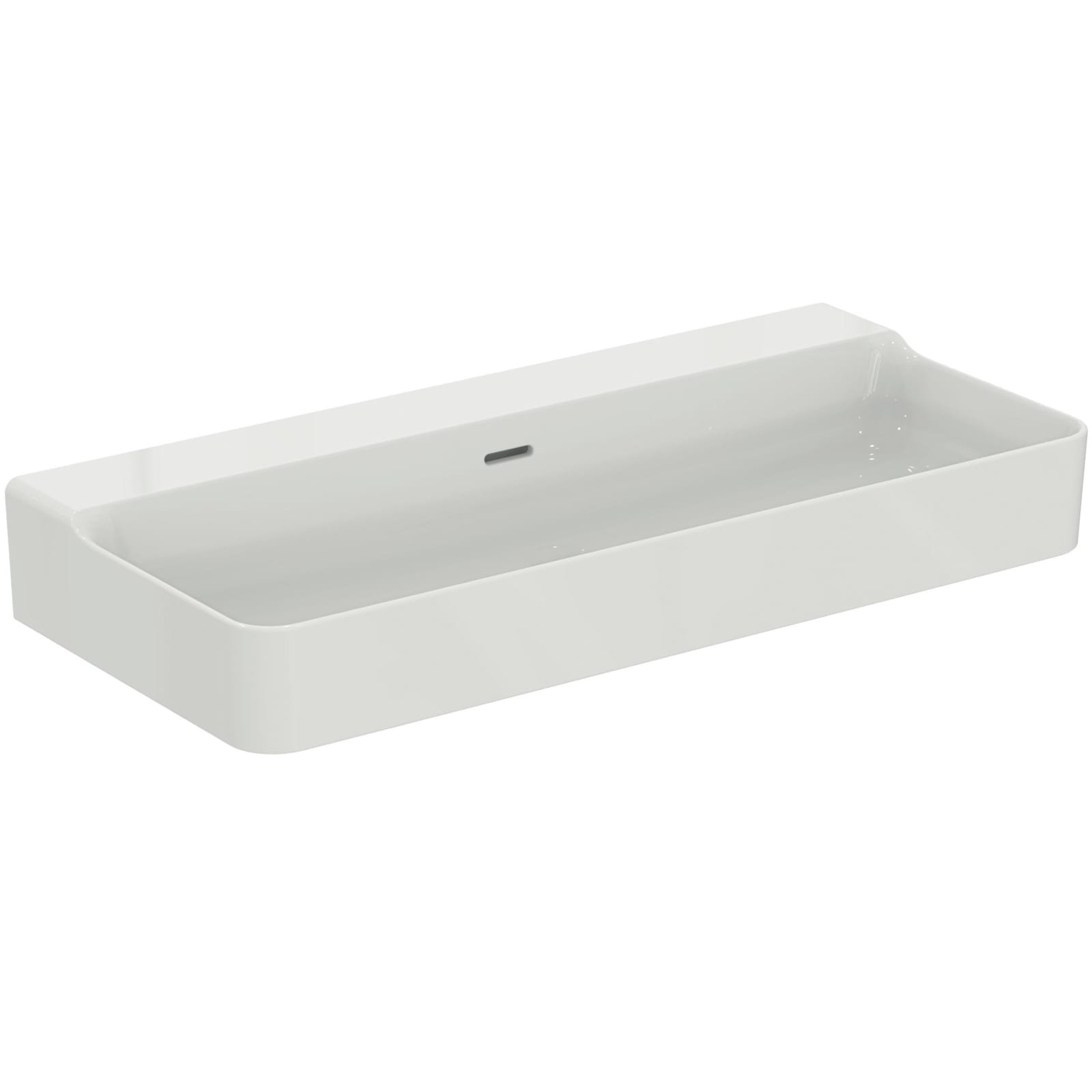 CONCA | WASTAFEL 1000X450X145 MM GL WIT, ZONDER KG, MET OL (GESL) | IP