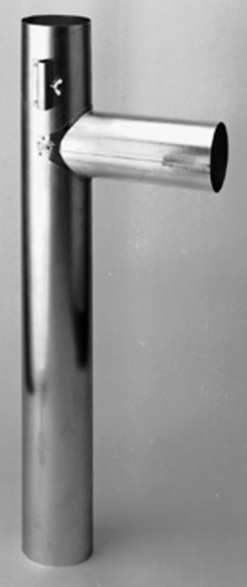 Burgerhout Roetzakpijp met steun 100 mm