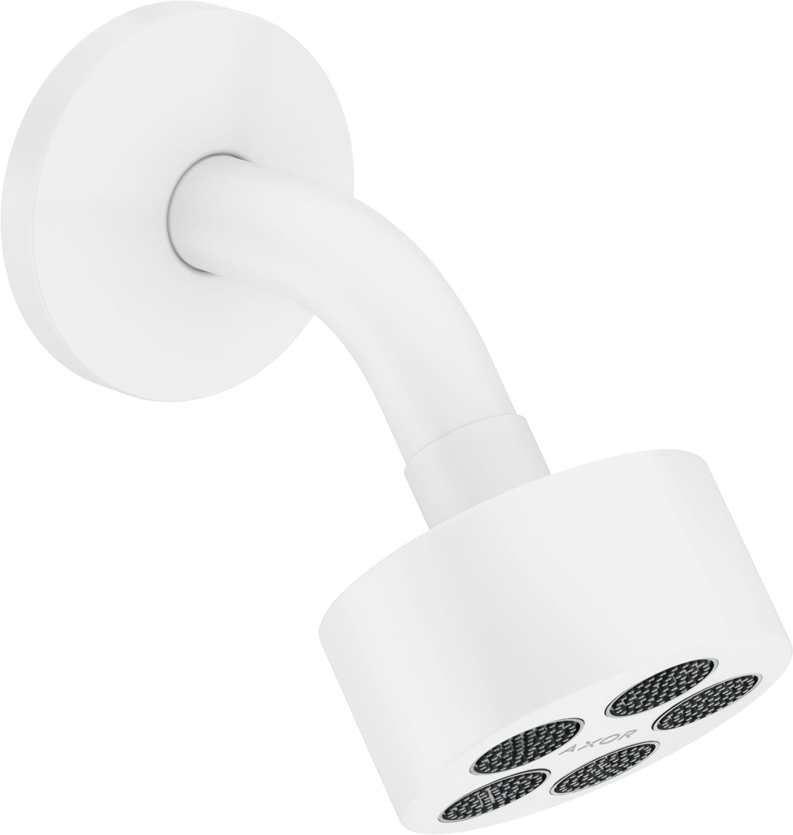 Axor One hoofddouche 75 1jet EcoSmart met shower arm matt whit