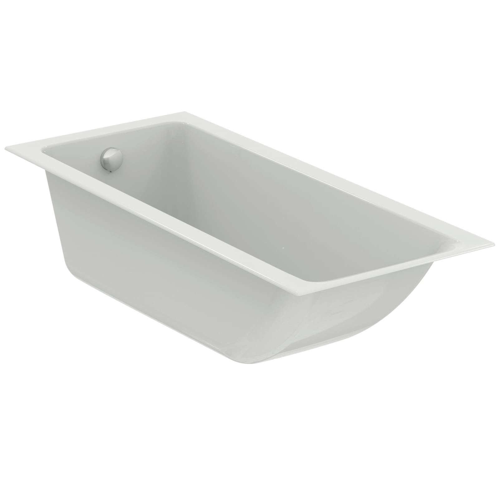 CONNECT AIR | BAD 1600X700X465 MM GLANZEND WIT (SLIM RIM)