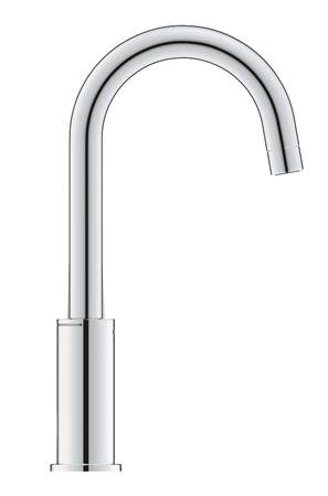 Grohe Eurosmart Wastafelmengkraan, hoog gladde body, L-size chroom