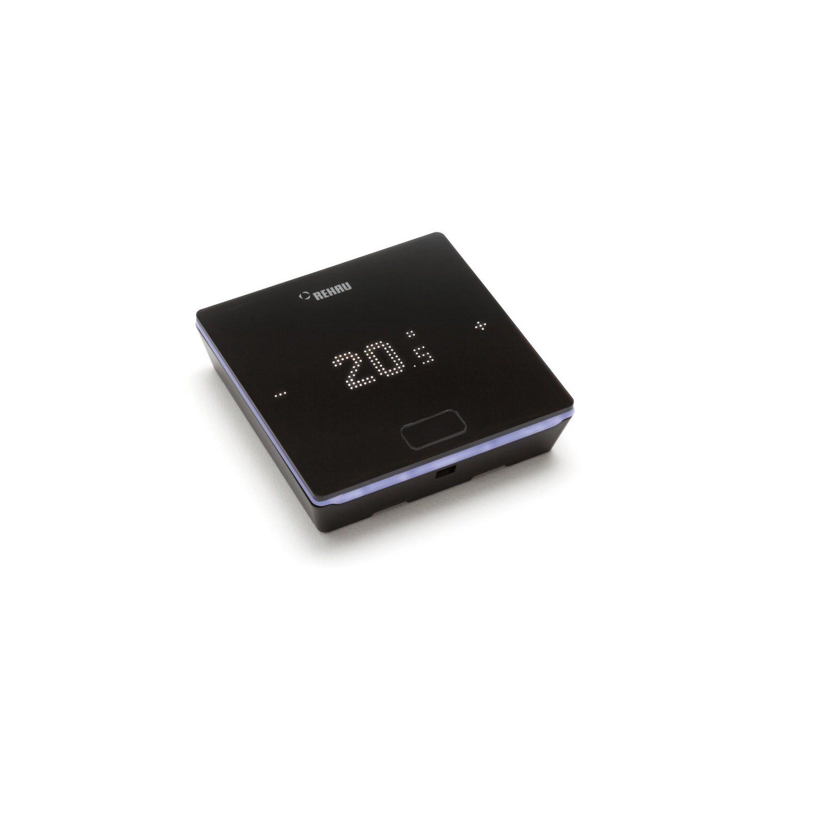 REHAU NEA SMART 2.0 Ruimtethermostaat Bus met temp/vochtsensor, zwart (HBB)