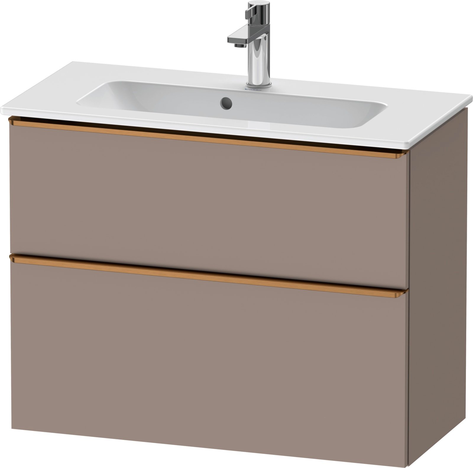 D-Neo Wastafelonderbouw hangend Basalt Mat (1200894357)