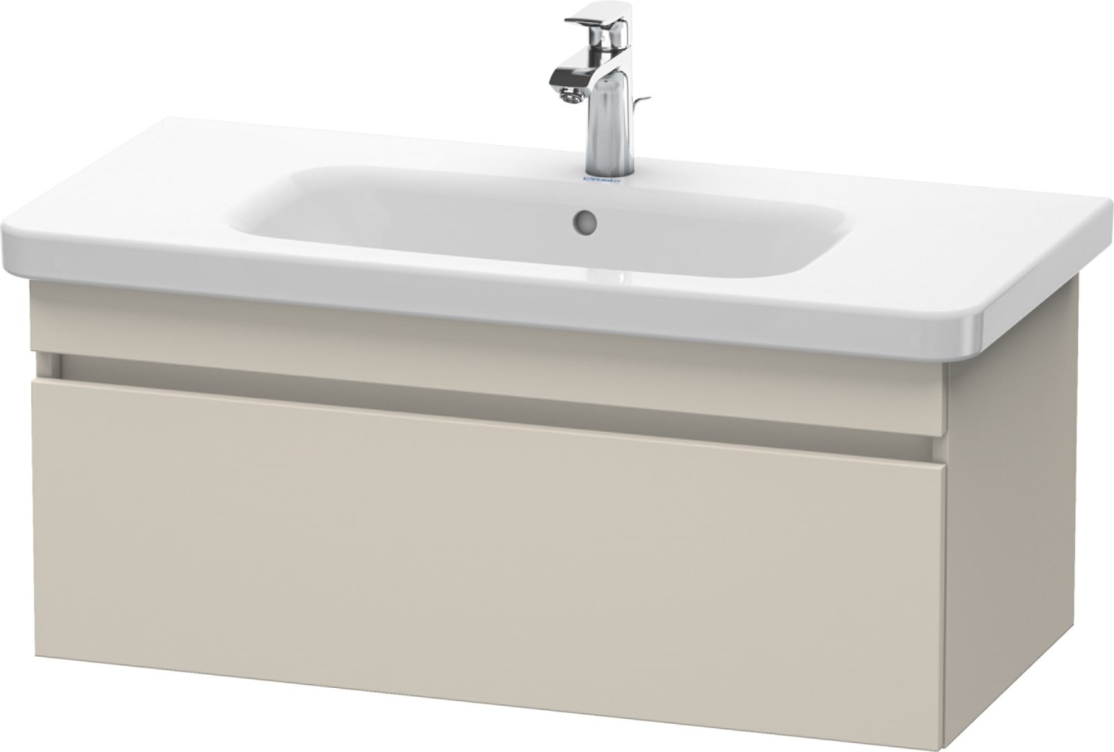 Duravit wastafelonderbouw DuraStyle #232010, 1 lade, taupe