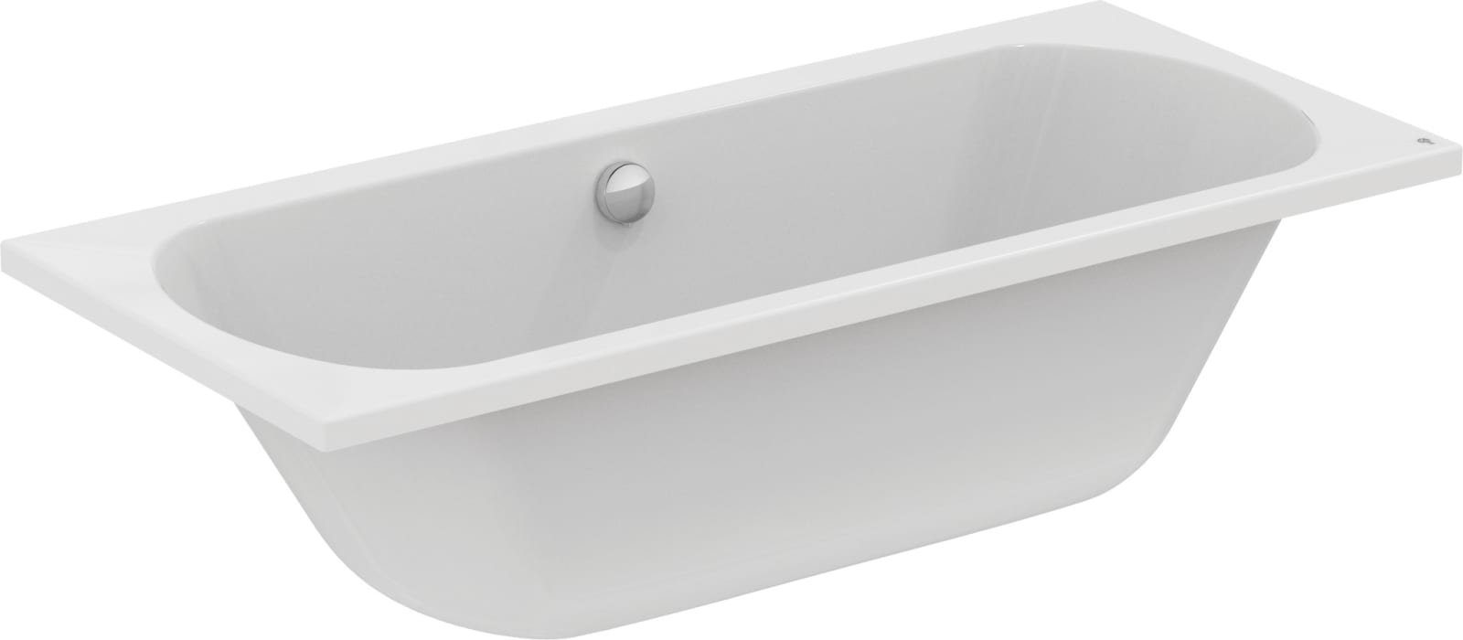 Ideal Standard Hotline rechthoekige ligbad, overloop, hxbxl 465x800x1800mm, bodem lxb 1275x535mm, glanzend wit