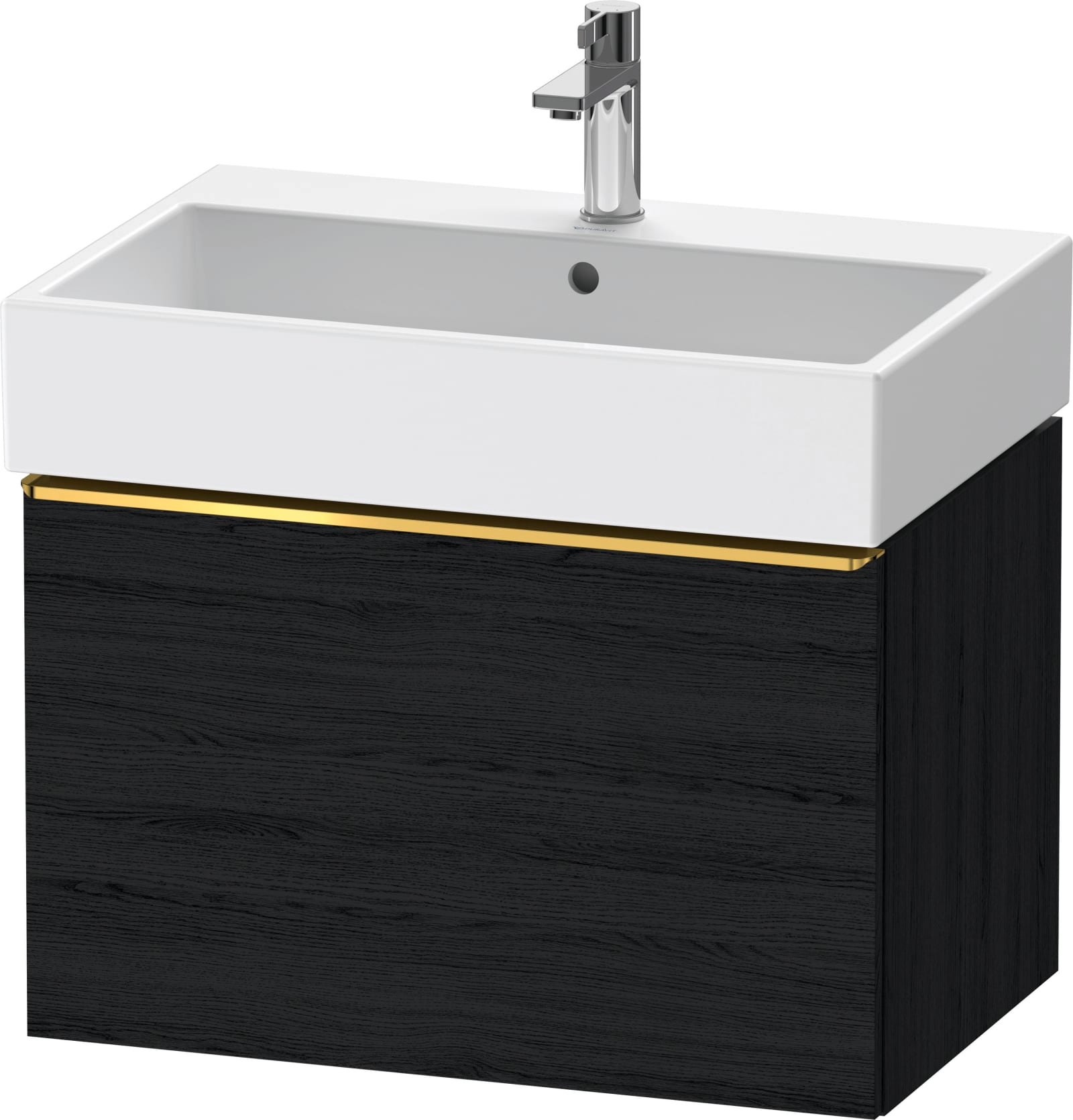 DURAVIT D-Neo Wastafelonderbouw hangend Eiken zwart Mat (1200896321)