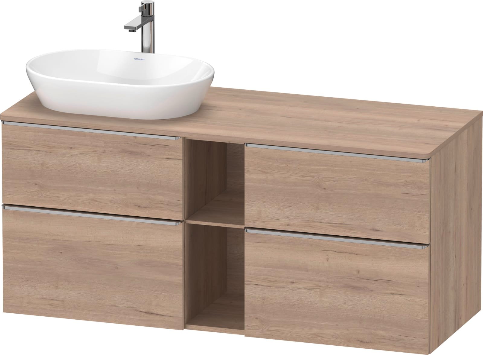 D-Neo Console wastafelonderbouw hangend Gemarmerd eikenhout Mat (1200896032)