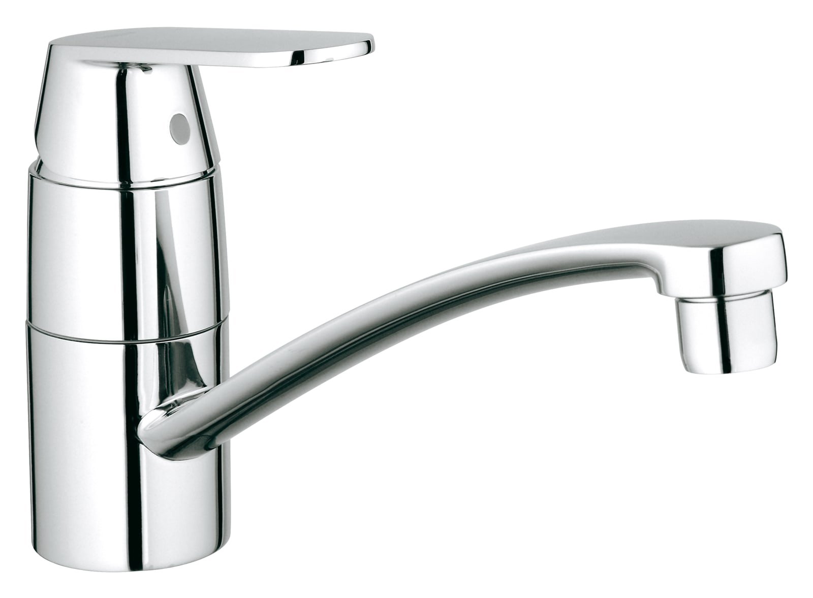 Grohe Eurosmart, Keukenmengkraan, eengreeps, 162mm hoogte, 109mm hoogte kraanmond, 226mm voorsprong uitloop laag, draaibaar, chroom