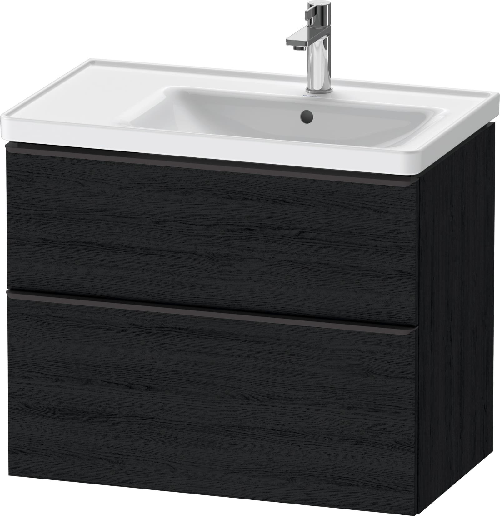 DURAVIT D-Neo Wastafelonderbouw hangend Eiken zwart Mat (1200895329)