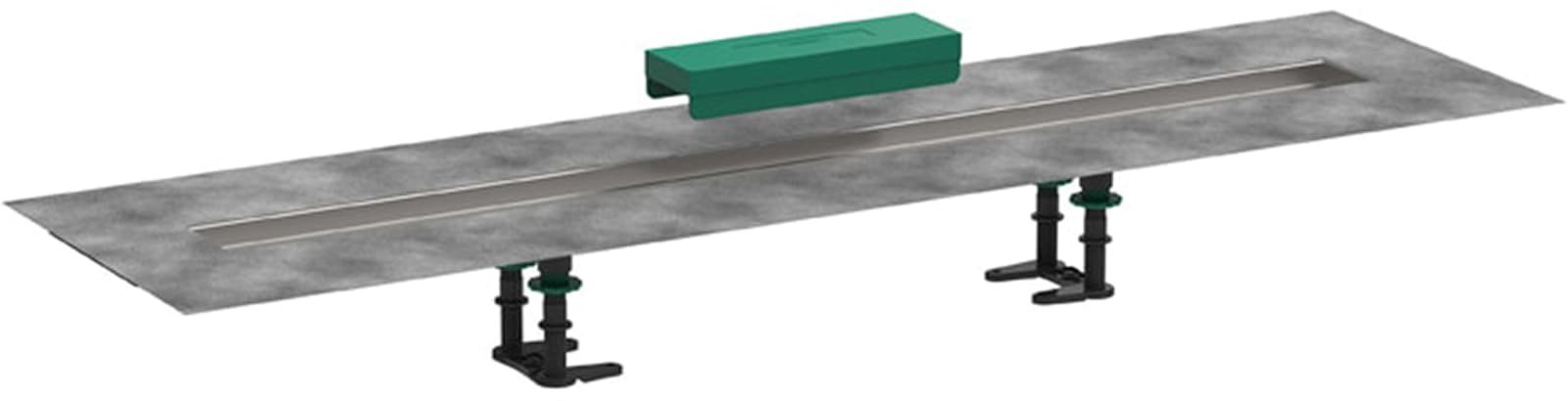 Hansgrohe RainDrain installatie set 1000 te betegelen rechte douchegoot dekvloer