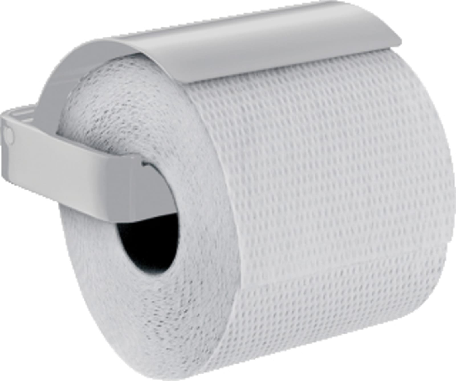 Emco Papierhouder met deksel edelstaal