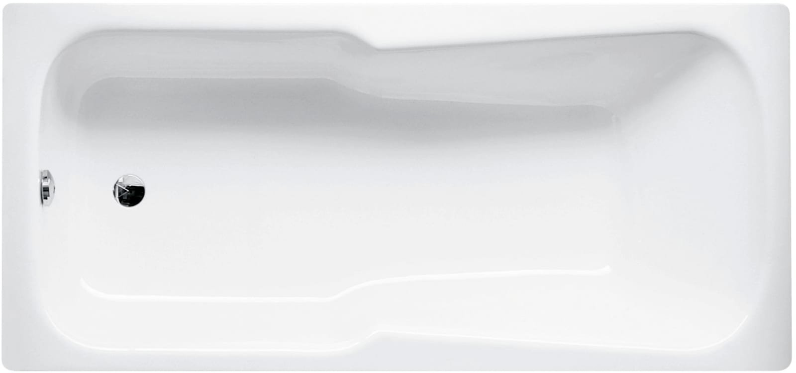 Bette BetteSet, Ligbad, 1600 x 750 x 380mm (LxBxH), wit