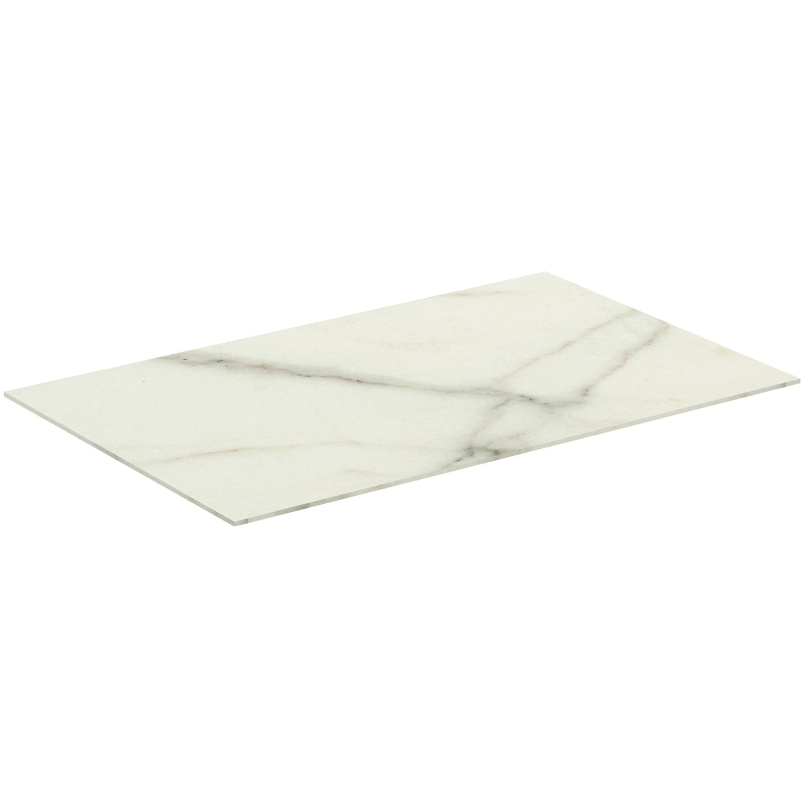 CONCA | AFDEKBLAD 800X505X6 MM WHITE MARBLE