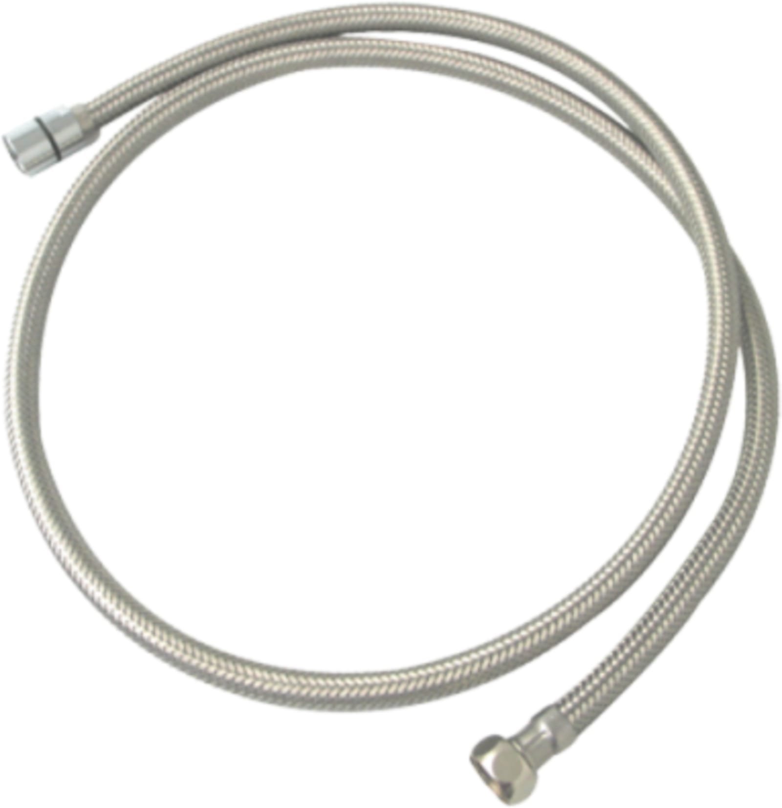 Rada B-safety rvs slang voor knijpdouche met rvs mantel, aansluiting ½“ binnendraad 2000 mm