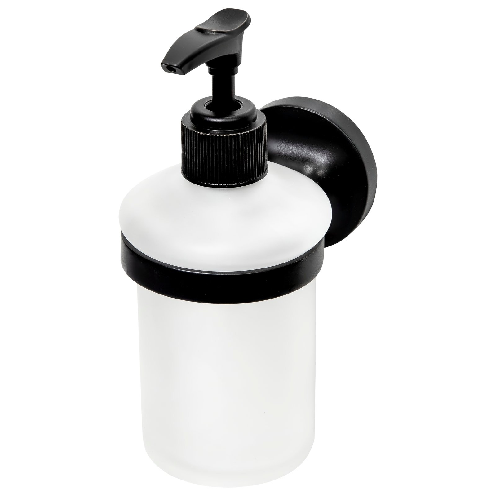 Haceka Aspen zeepdispenser glas zwart