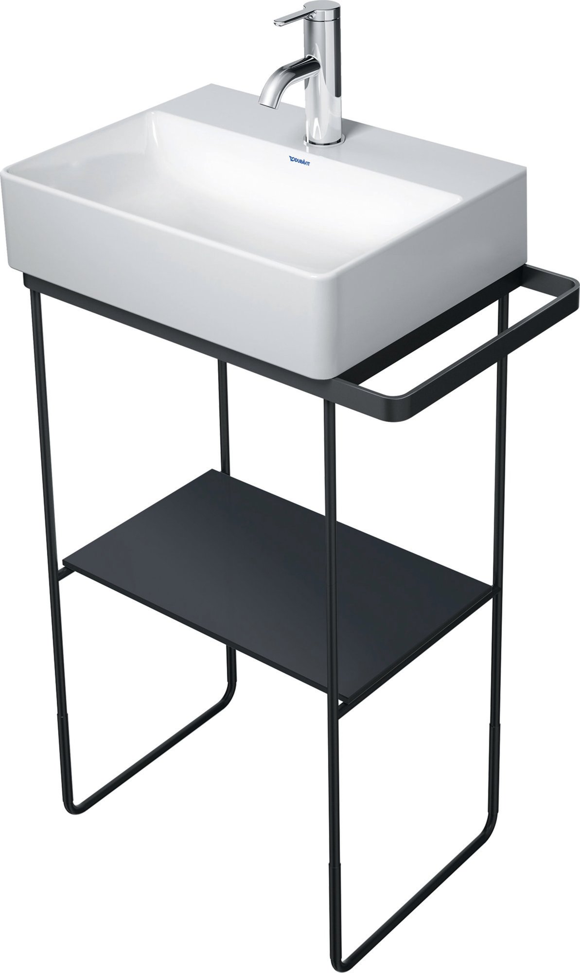 Duravit DuraSquare Glazen planchet Zwart – 0099668400