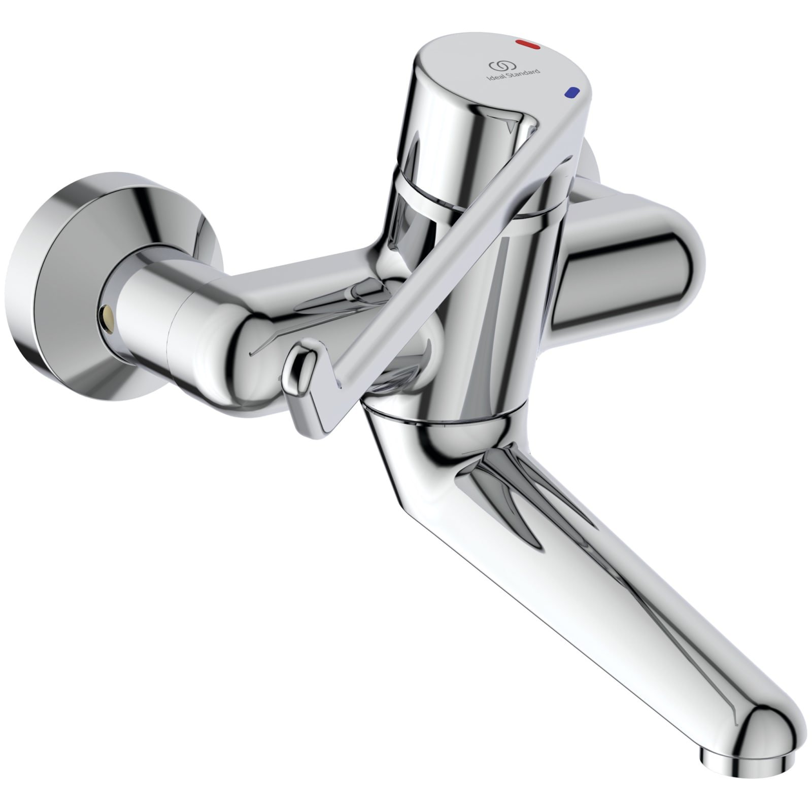 CERAPLUS | WANDMENGKRAAN, 230 MM, CHROOM (AFSLUITB) (HENDEL 230 MM)