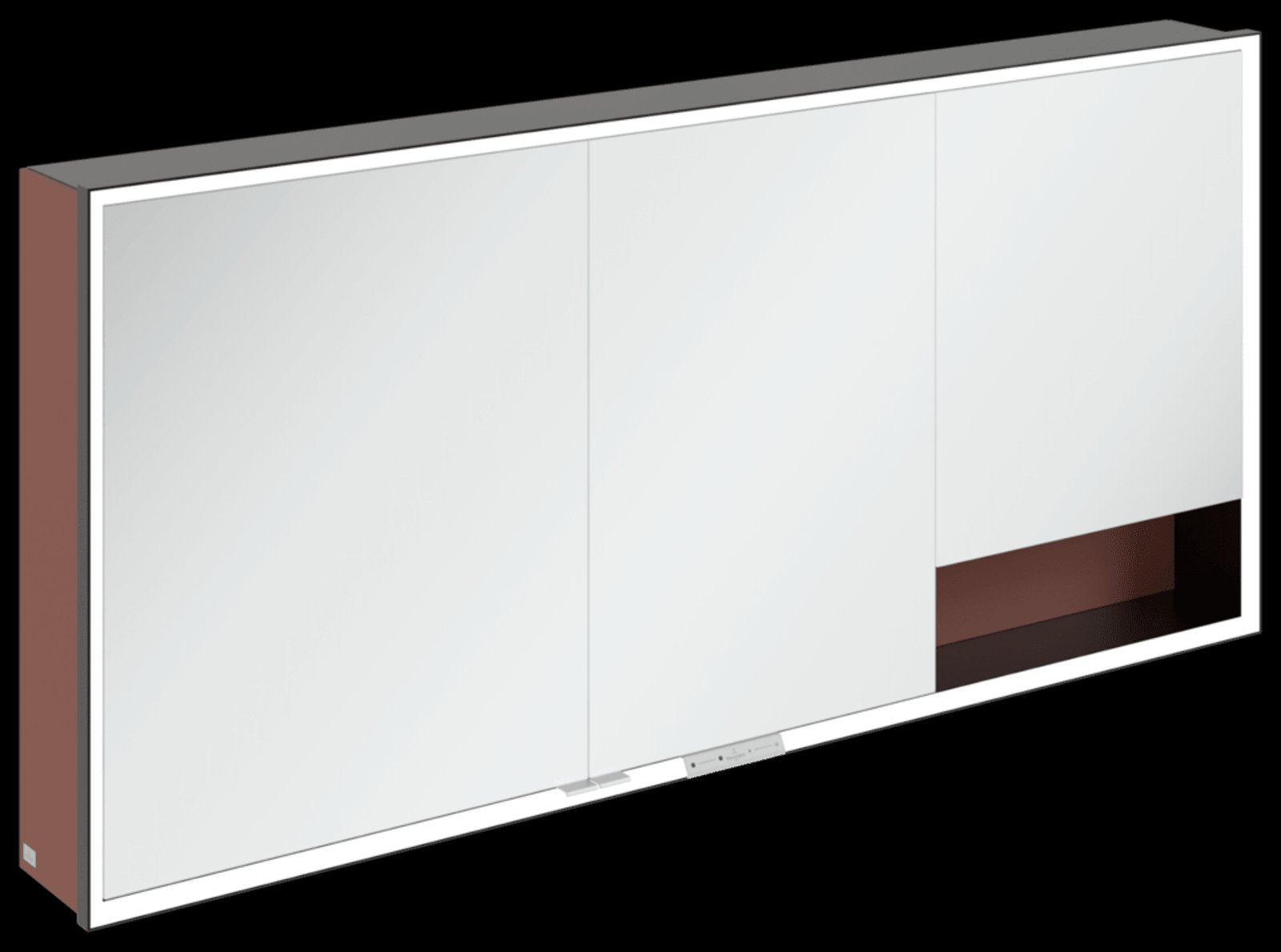 My View+ Opbouw Spiegelkast 1600x750x168mm B48116AH