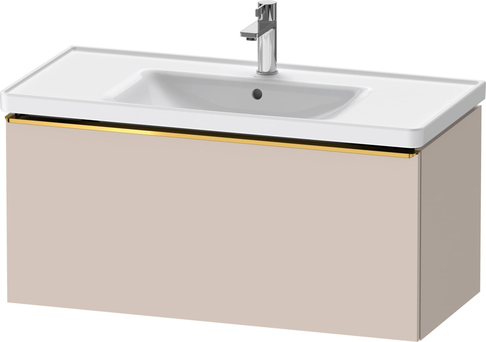 D-Neo Wastafelonderbouw hangend Taupe Mat (1200898856)
