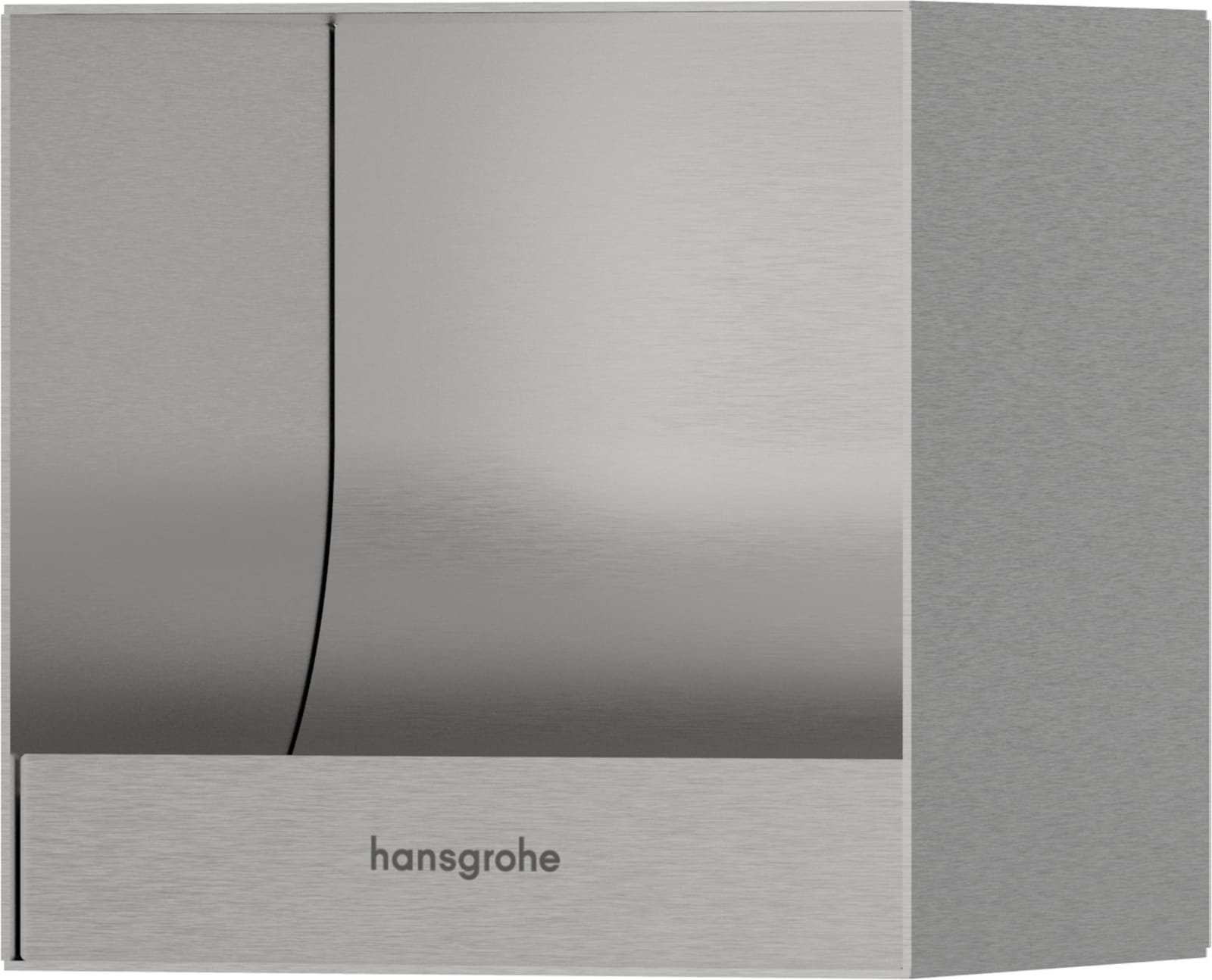 Hansgrohe XtraStoris Original inbouw toiletrolhouder 150/150/140 Brushed Stainless Steel