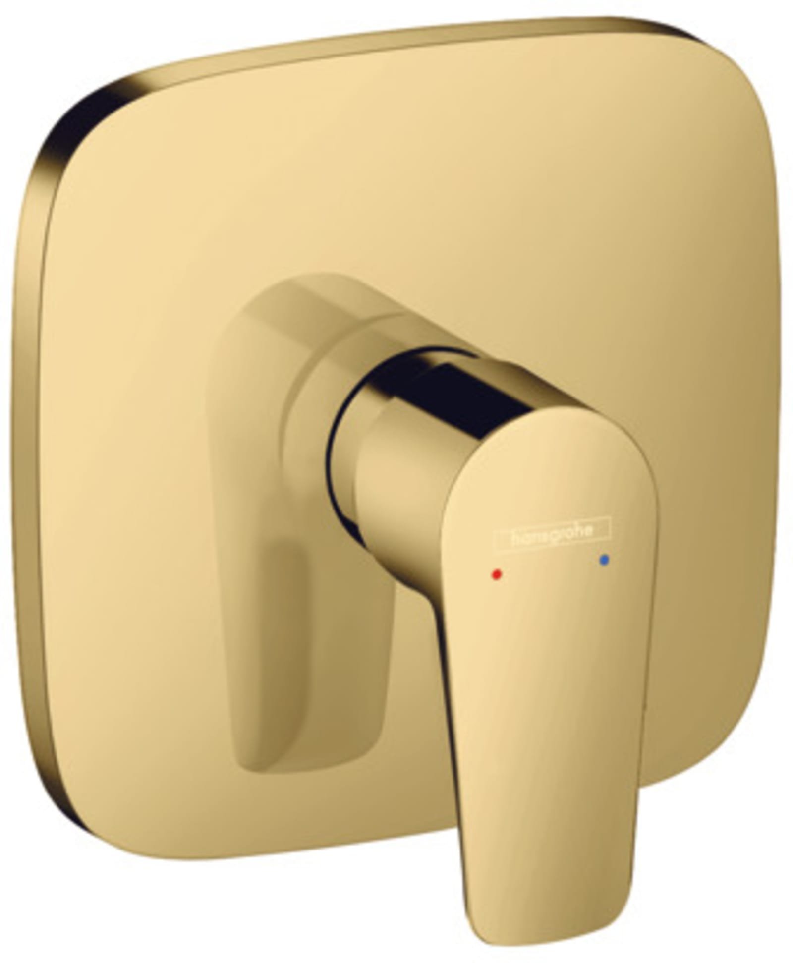 Hansgrohe, Afbouwdeel douchemengkraan, Talis E, 1-greeps, inbouw, gepolijst goud optiek