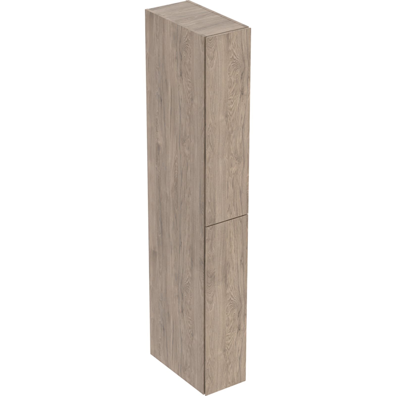 Geberit hoge apothekerskast met twee uittreklades B24 H180 N.hickory