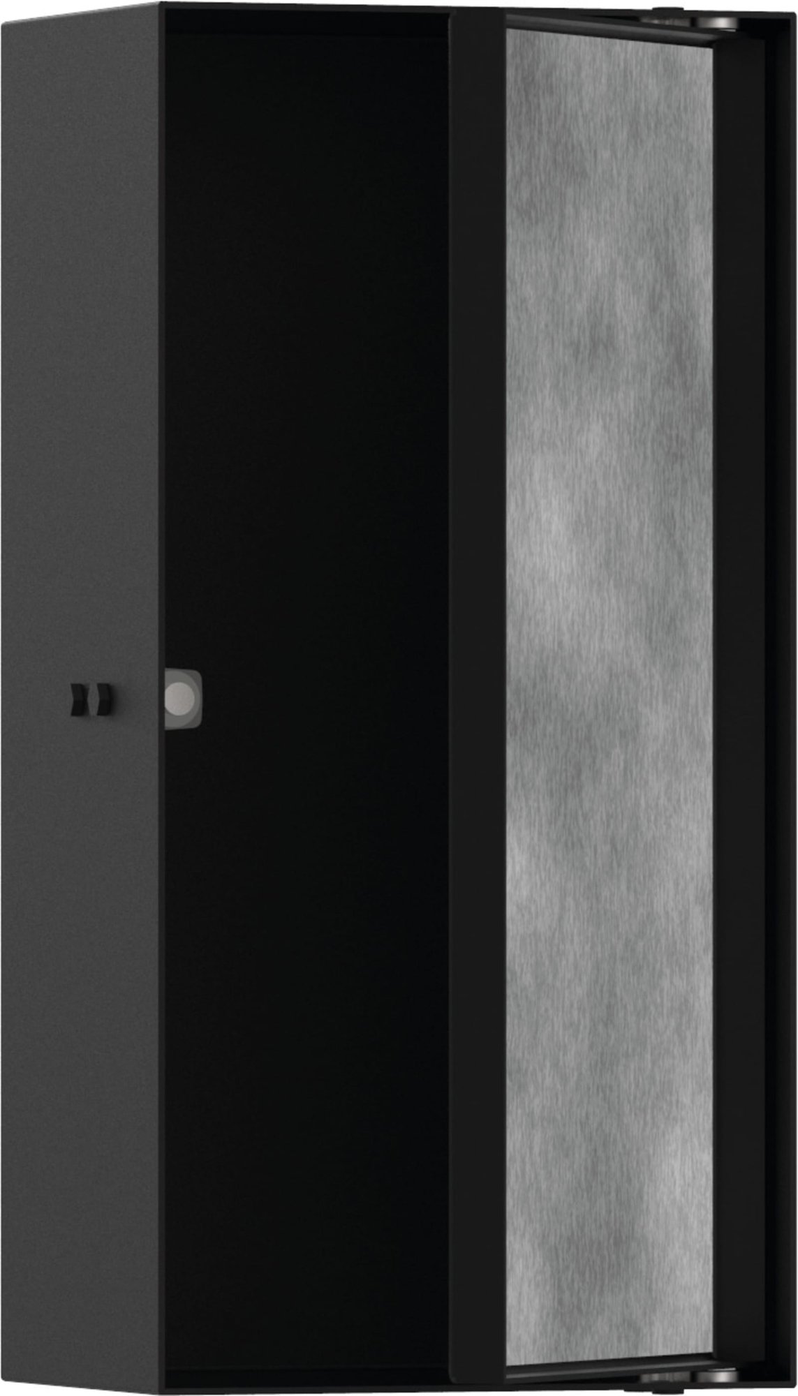 Hansgrohe XtraStoris Rock wandbox betegelbare deur 300/150/100 mat zwart