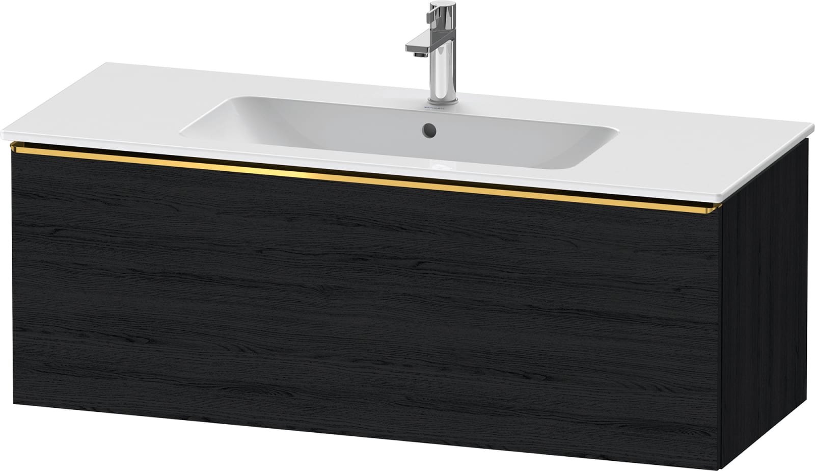 DURAVIT D-Neo Wastafelonderbouw hangend Eiken zwart Mat (1200895915)