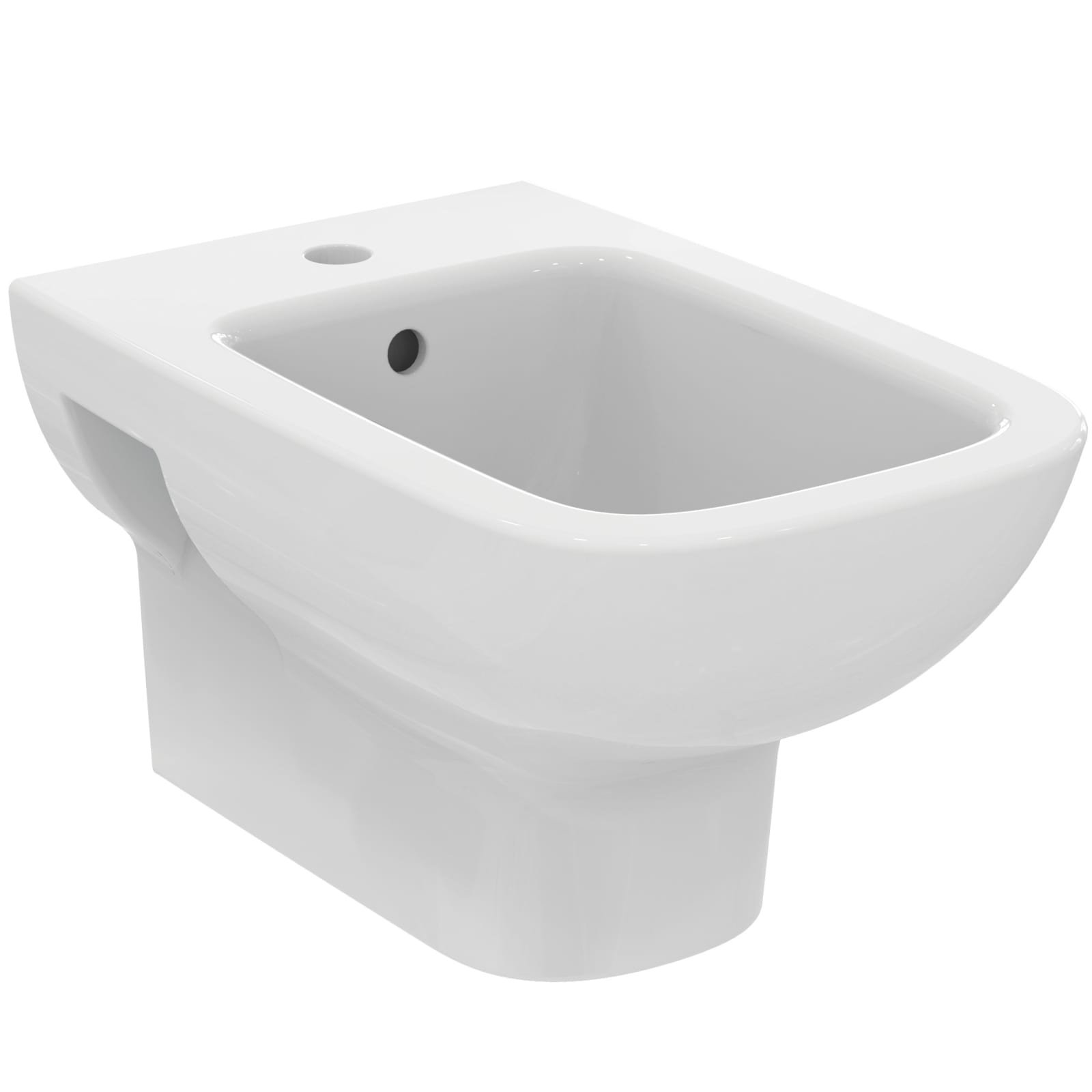 I.LIFE A | WANDBIDET 355X540X305 MM WIT, 1 KRAANGAT, MET OVERLOOP | IP