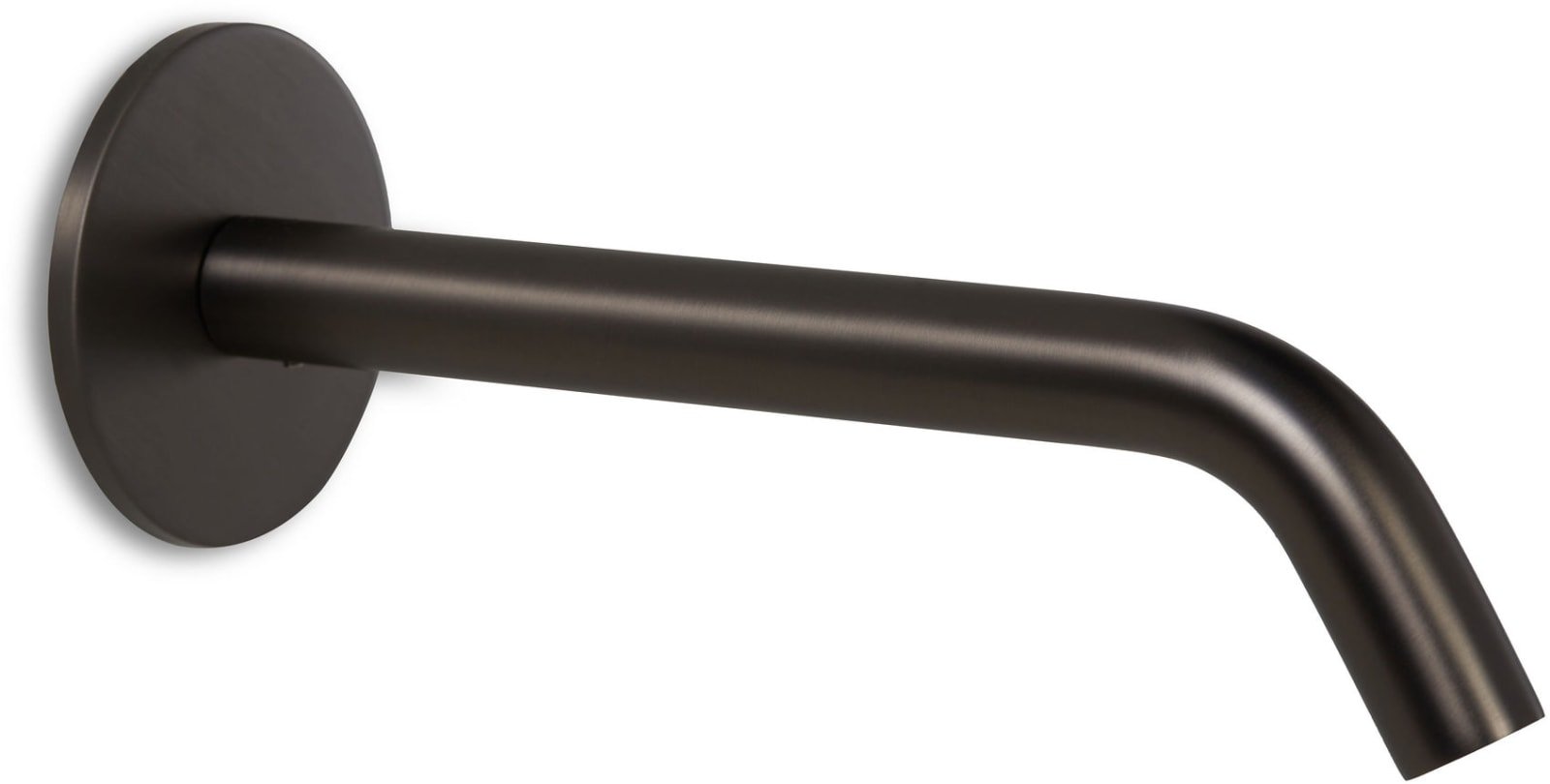 Blue Label Brondby uitloop voor wastafelkraan wand 20cm, gun metal