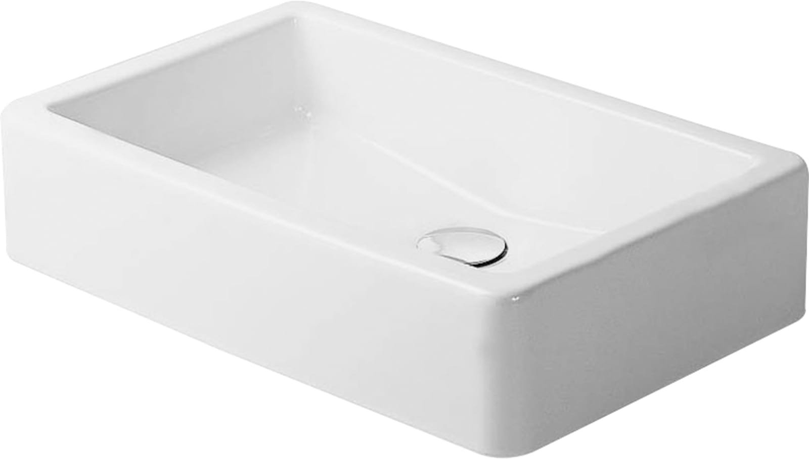 Duravit Vero keramische wastafel, 600x380mm, wit