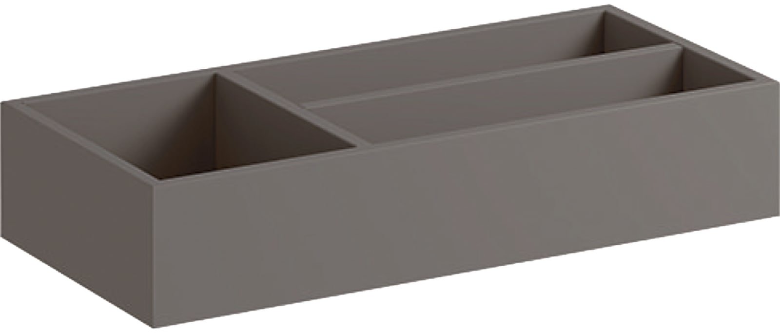 Geberit Xeno2, Ladeindeler, T-versie, 323 x 62 x 150mm (BxHxD), scultura grijs