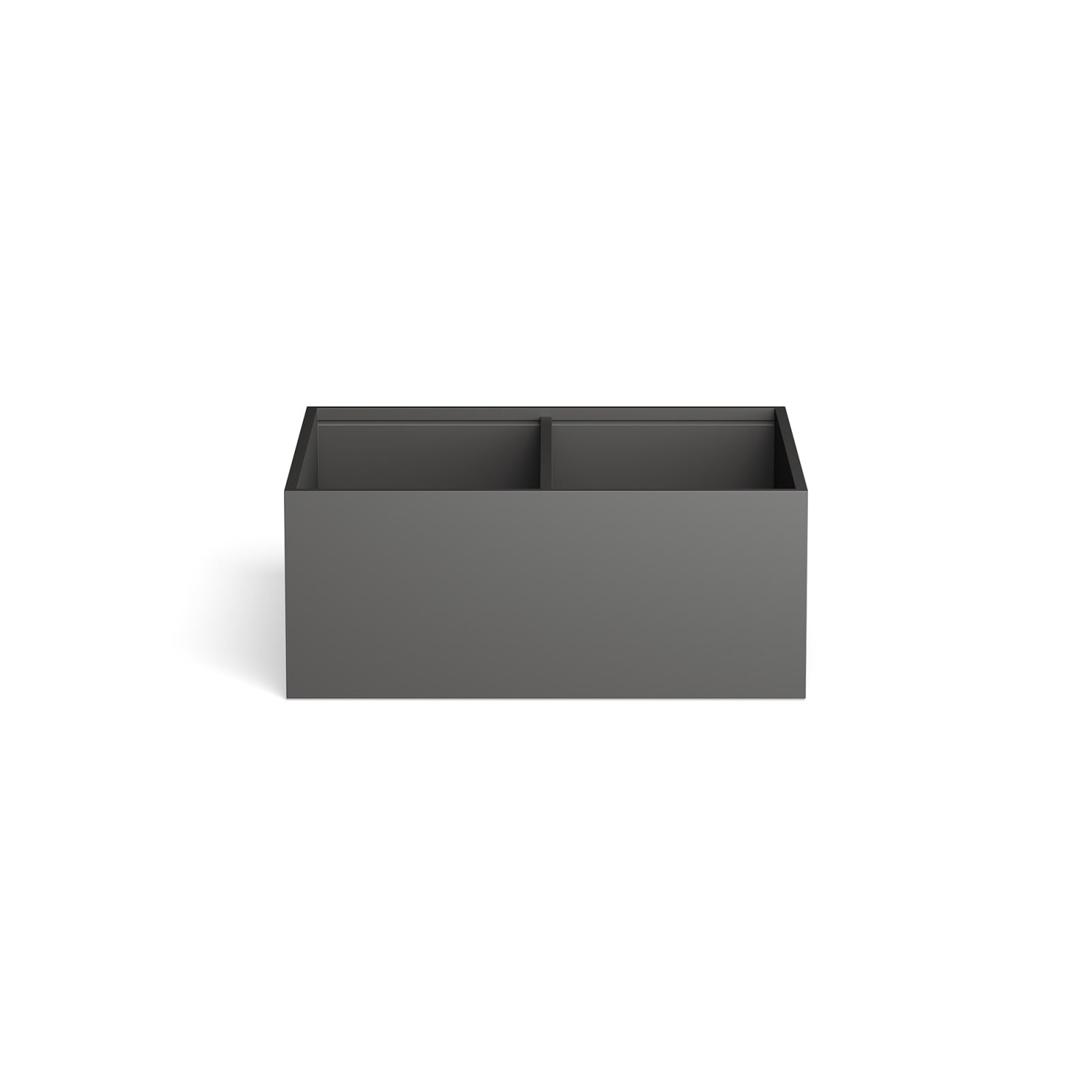 Looox organizer, lxbxh 26.9x24.2x11cm, incl. divider, orion grey mat