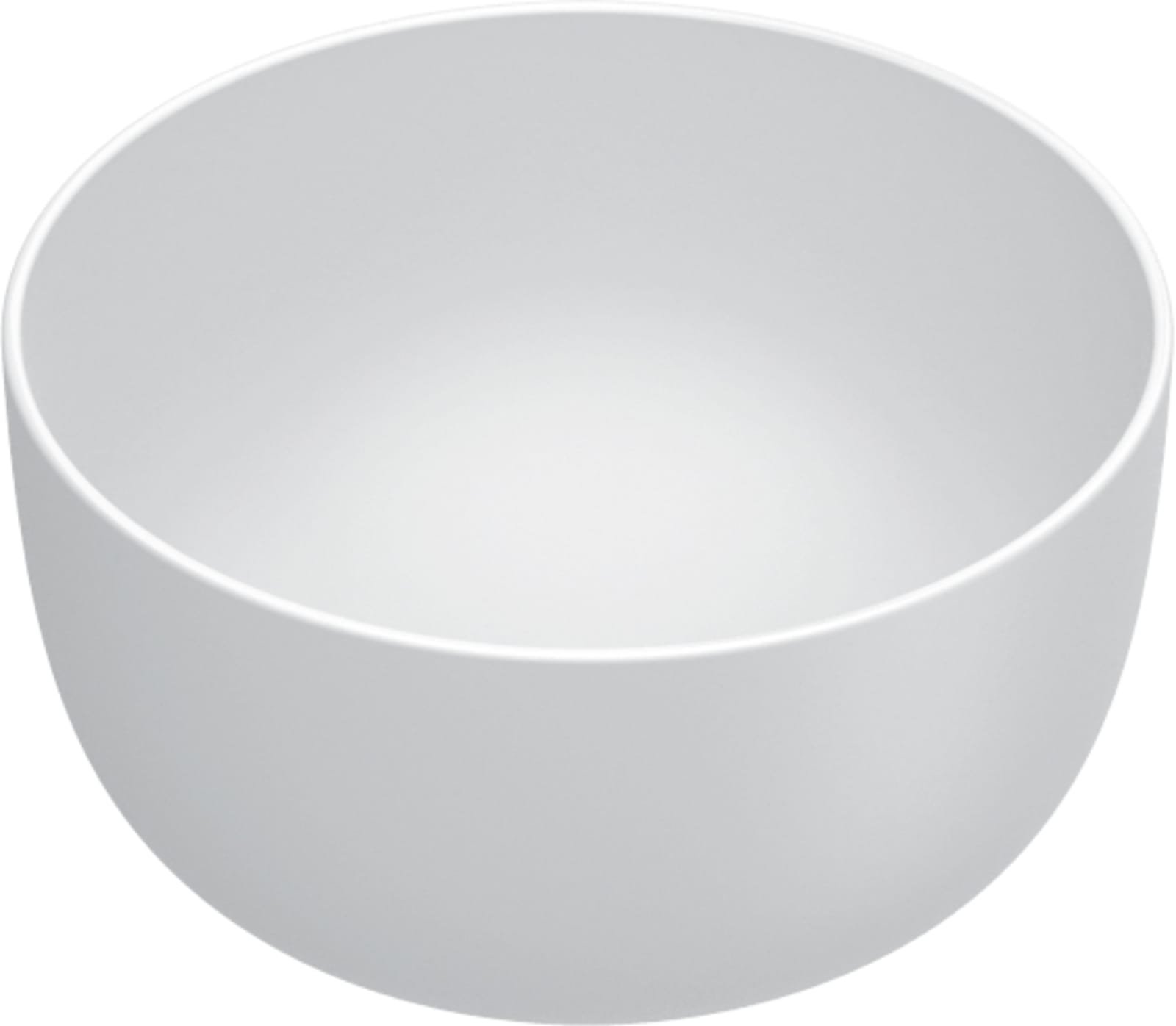 Catalano Sfera rond waskom, antibacterieel, zonder overloop. 42 cm dia er, h16 cm. Mat wit