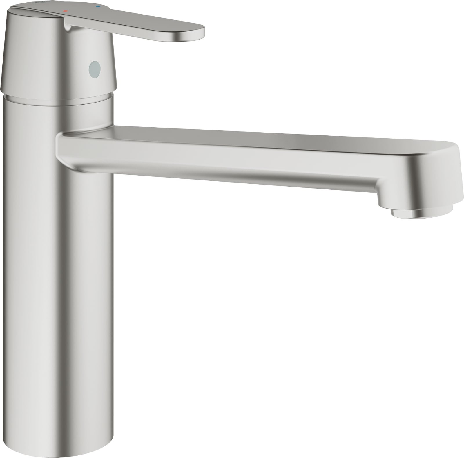 Grohe Get, Keukenmengkraan, eengreeps, 200mm hoogte, 171mm hoogte kraanmond, 221mm voorsprong uitloop medium, draaibaar, supersteel