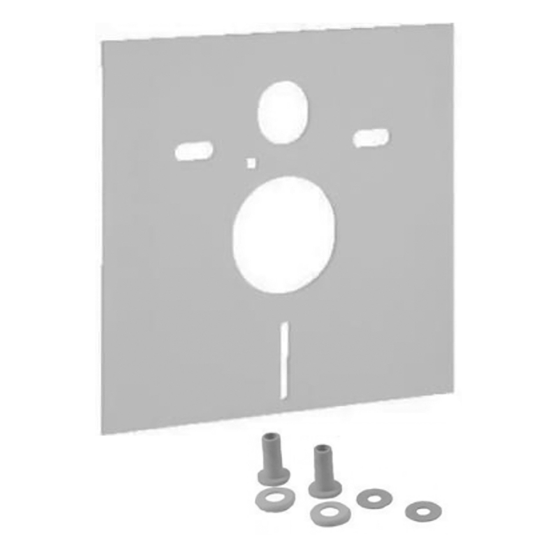 ALONI GELUIDSISOLATIESET HANGTOILET EN BIDET - UNIVERSEEL - 390X426X4MM - WIT