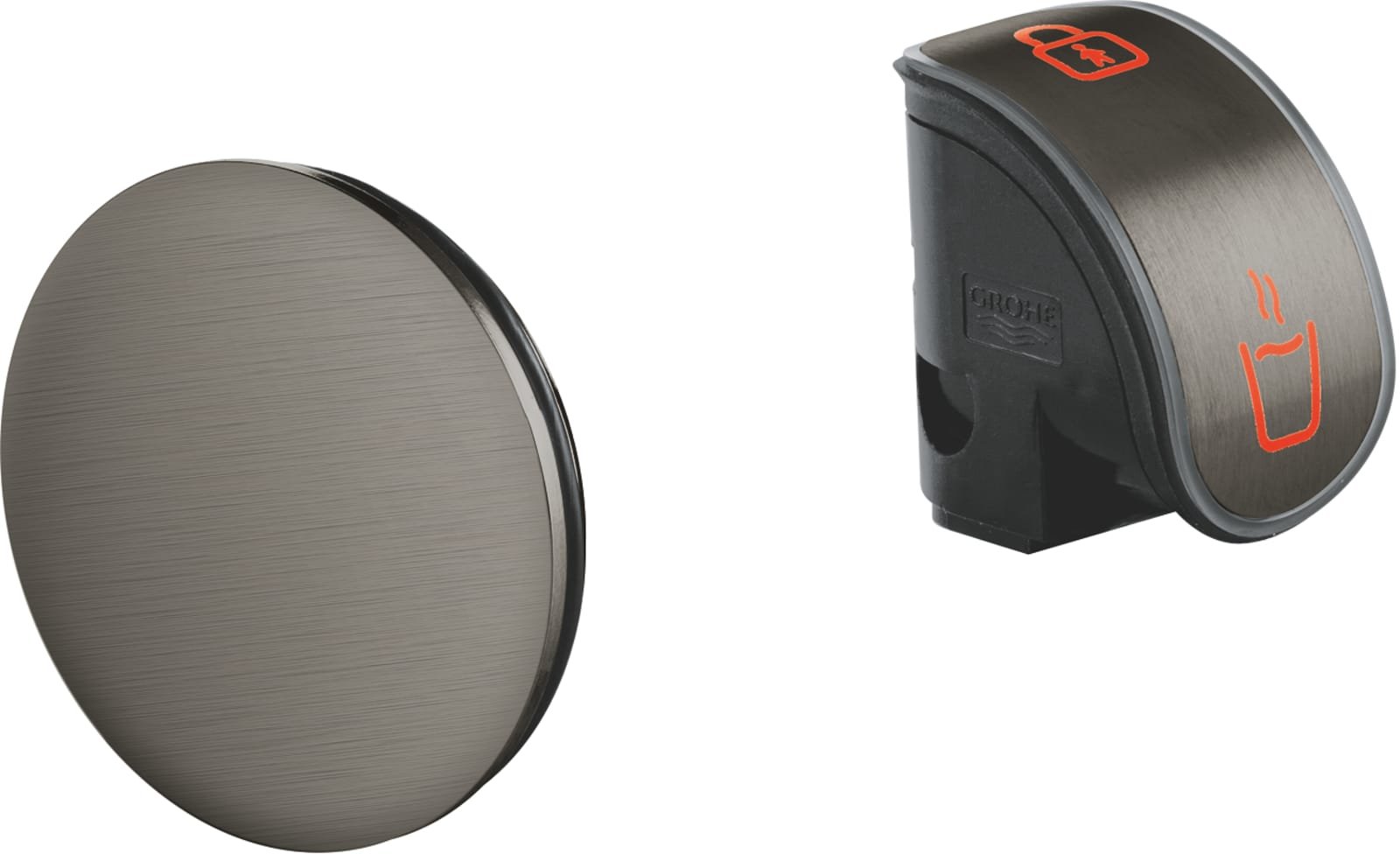 Grohe grohe bedieningsunit red hard graphite geborsteld