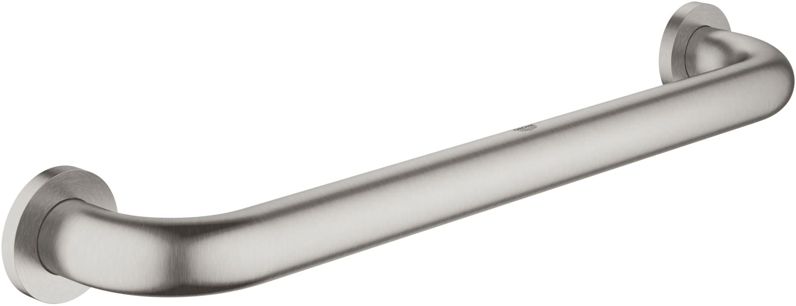 Grohe Essentials, Handgreep, rond, wand, 1x stang, 2-gats, 450mm functioneel, metaal, supersteel