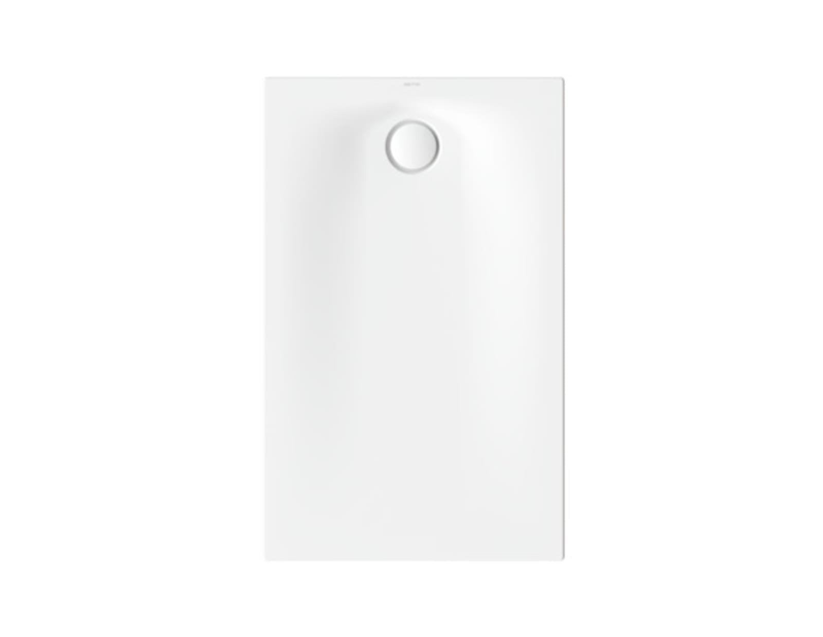 BetteUltra Space met Minimum-Douchebakdrager 1200x750x25 mm, wit, B...