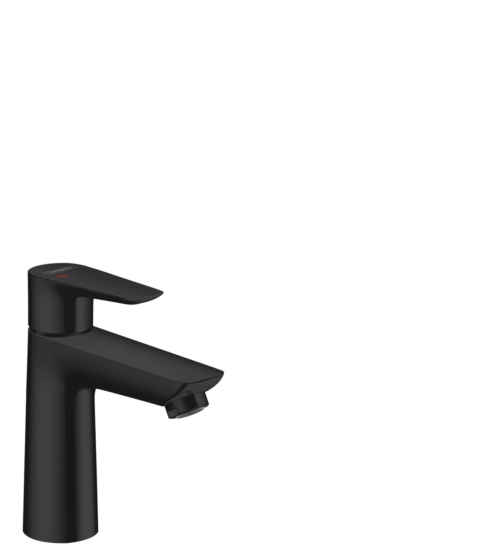 Hansgrohe Talis E 1-greeps wastafelkraan 110 CoolStart zonder afvoer, mat zwart