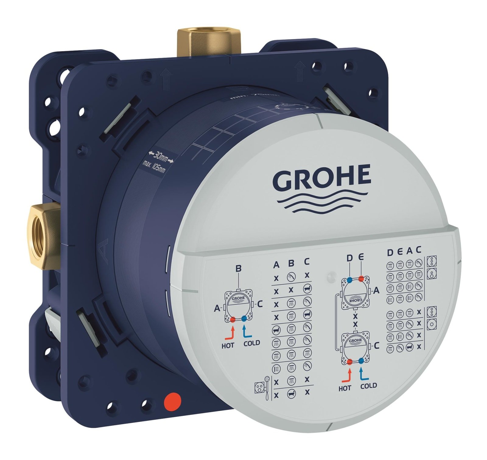 GROHE Rapido SmartBox universele inbouwbox, 1/2" (1200042765)