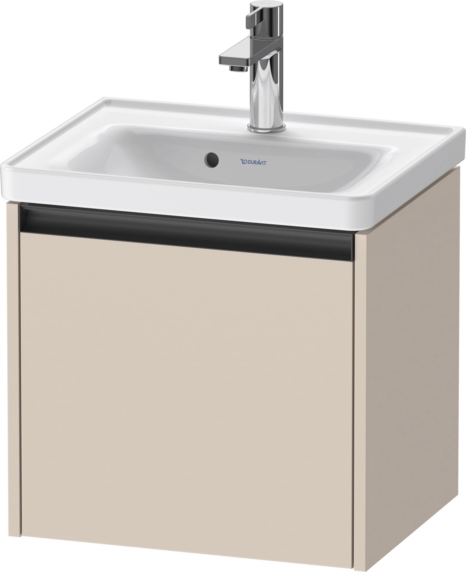 Duravit Ketho.2 Wastafelonderbouw hangend, Taupe Supermat, rechthoekig, aantal grote lades: 1 – K25080083830000