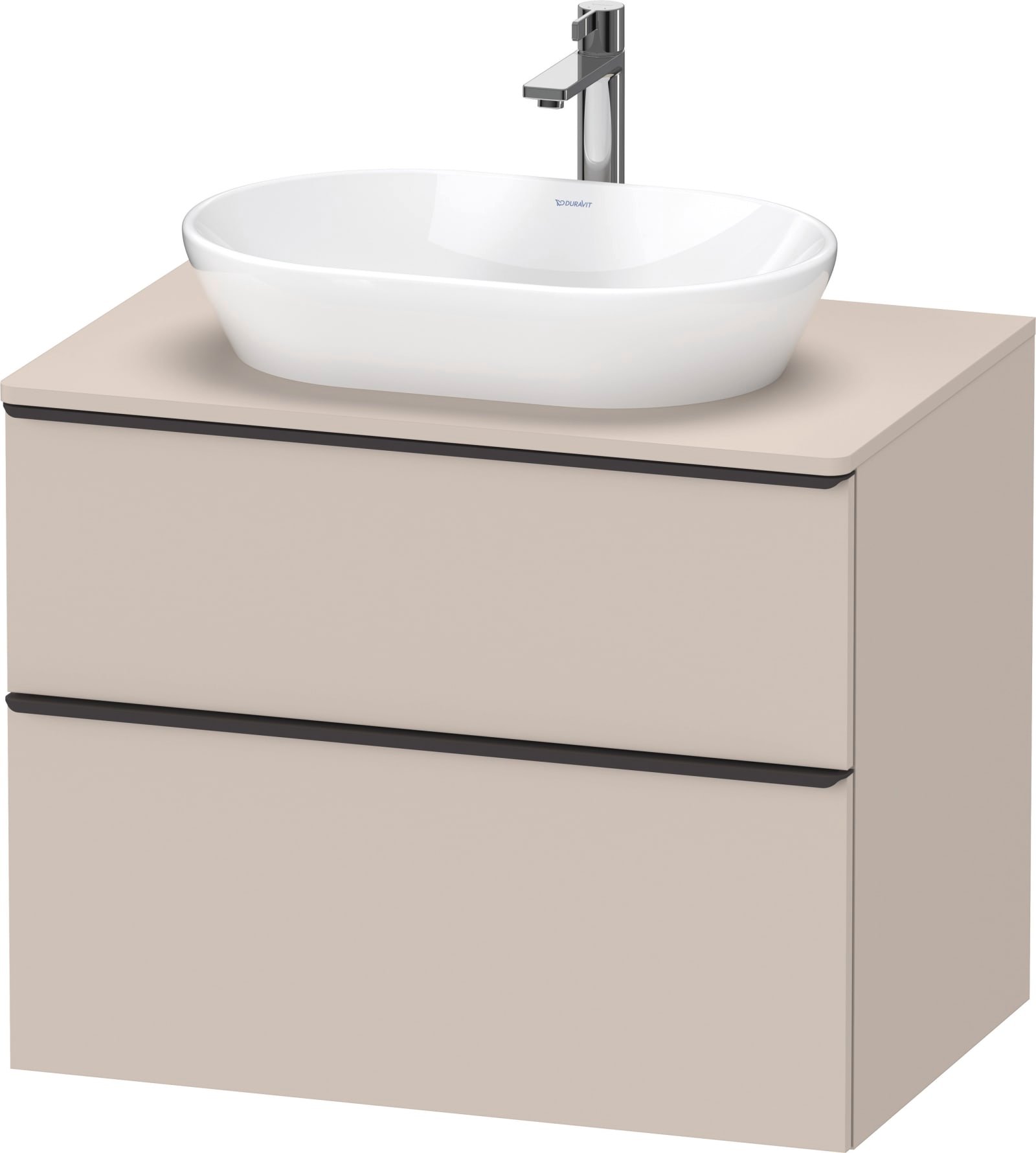D-Neo Console wastafelonderbouw hangend Taupe Mat