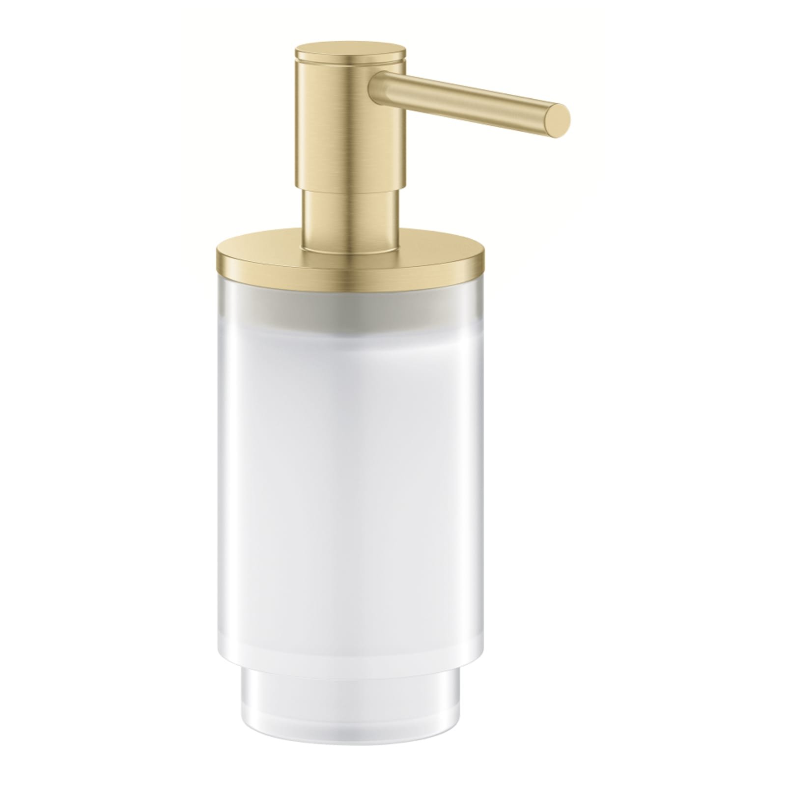 Grohe Selection, Zeepdispenser, 120ml vulhoeveelheid, glas/metaal, cool sunrise geborsteld (past in houder 41 027)